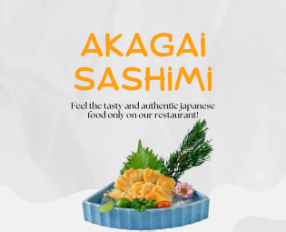 Akagai Sashimi