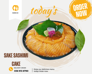 Sake Sashimi Cake